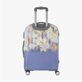 Genie Sprout Lilac Trolley Bag With Dual Wheels & Fixed Combination Lock