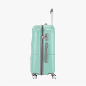 Genie Palm Spearmint Trolley Bag With Dual Wheels & Fixed Combination Lock