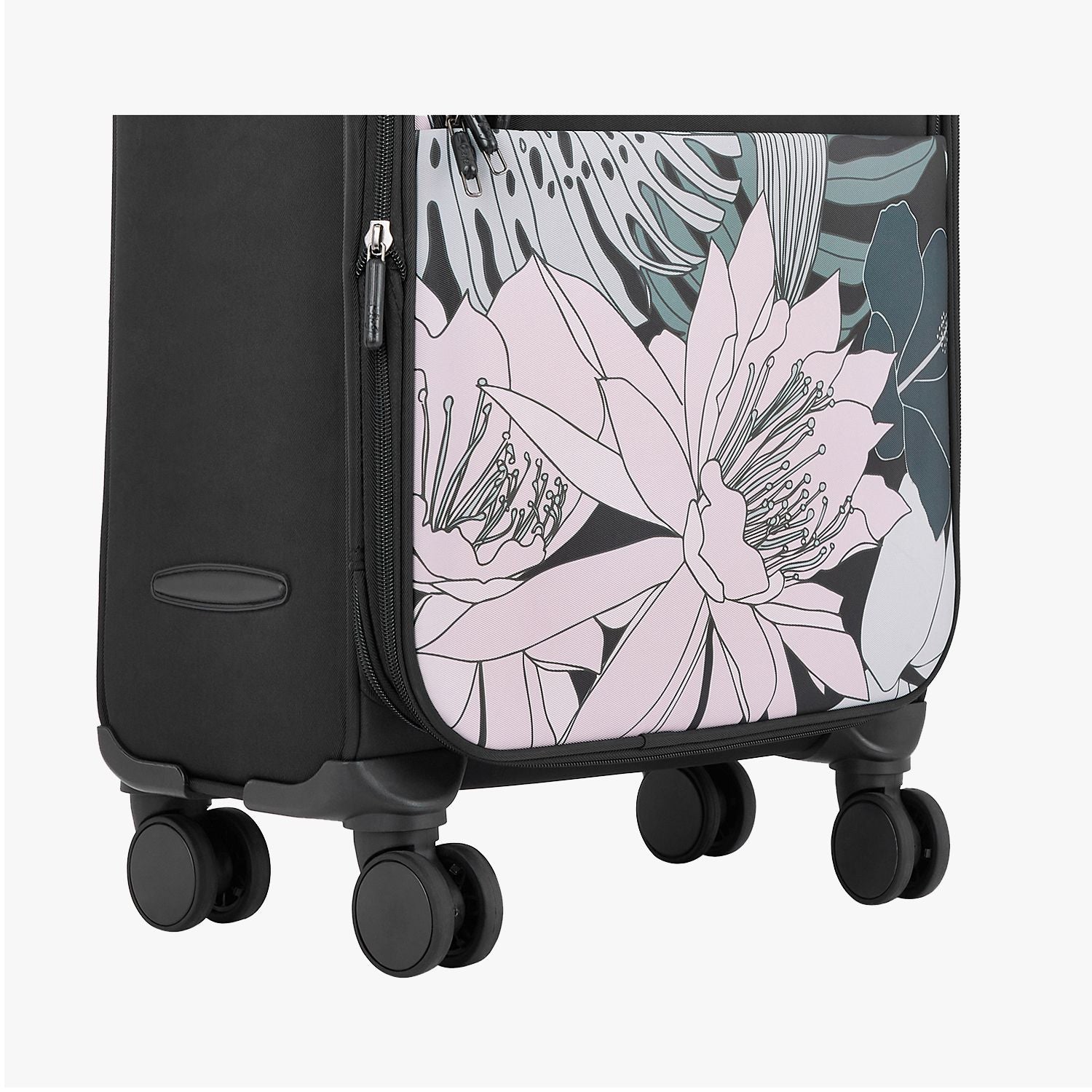 Genie Bahamas Black Trolley Bag With Dual Wheels & TSA Lock