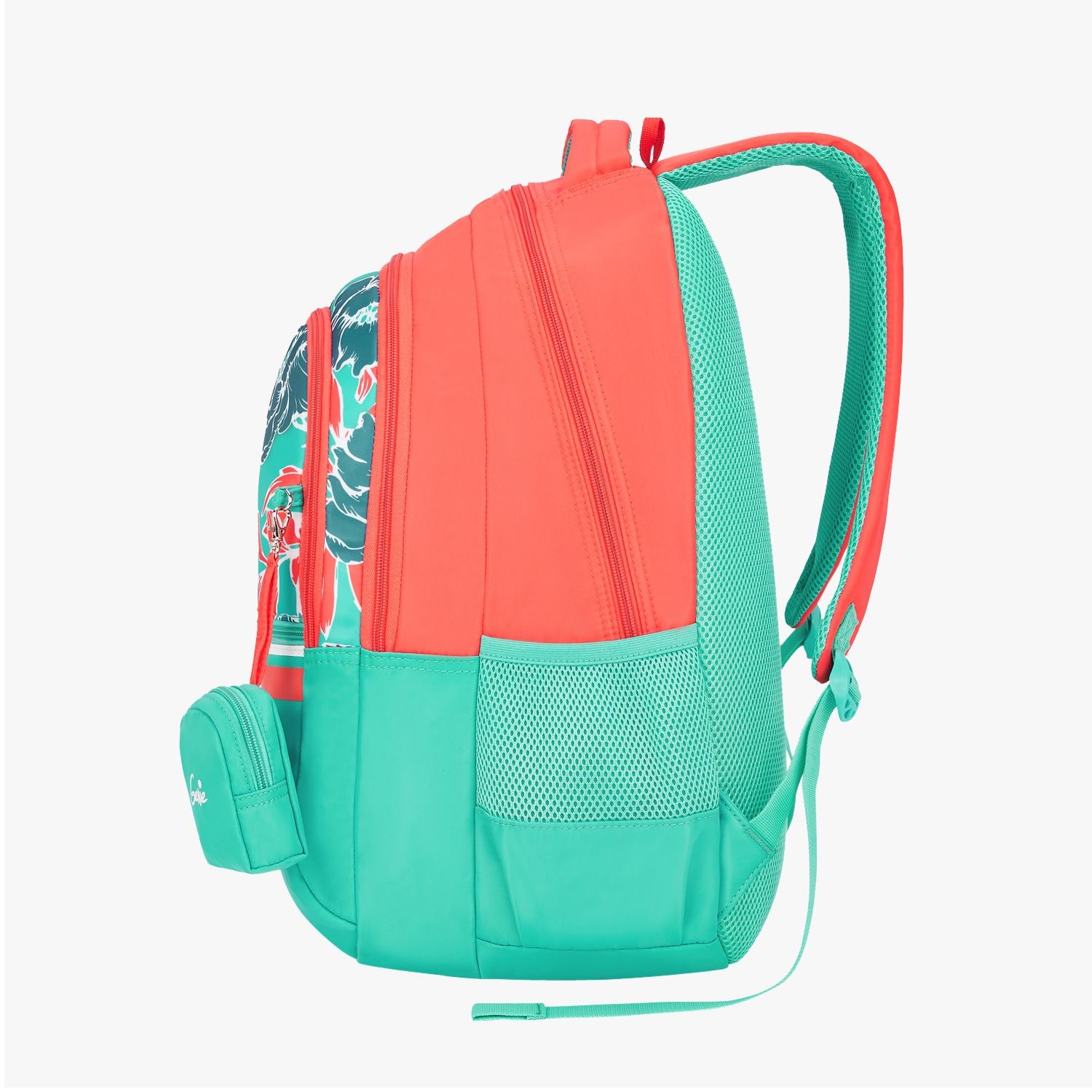 Zoey Laptop Backpack - Coral
