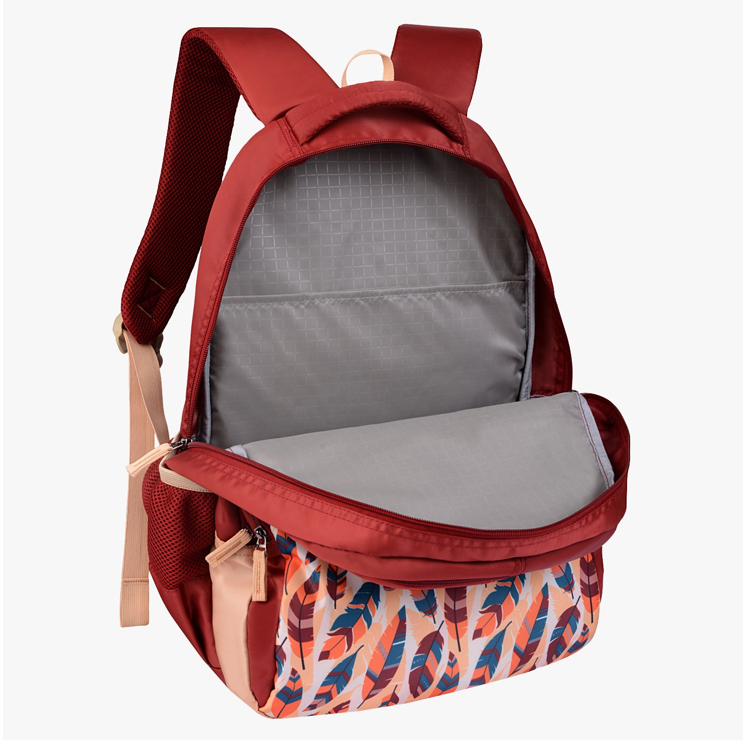 Genie Blush 36L Maroon School Backpack