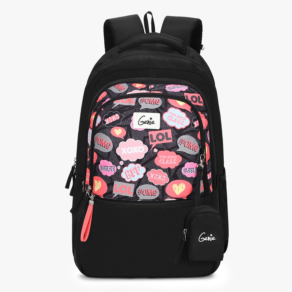 Genie BFF 36L Black Laptop Backpack