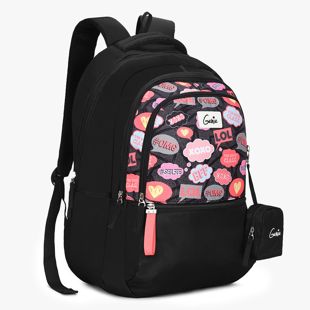 Genie BFF 36L Black Laptop Backpack