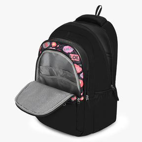 Genie BFF 36L Black Laptop Backpack With Easy Access Pockets