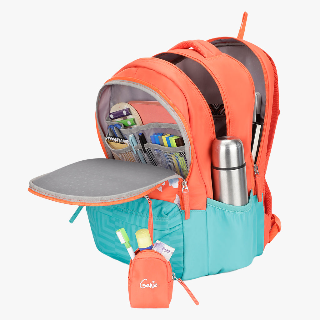 Genie Daisy 36L Coral Laptop Backpack