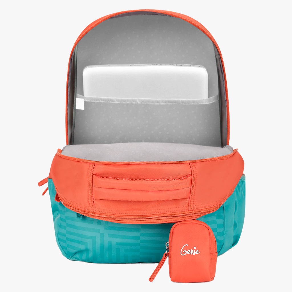 Genie Daisy 36L Coral Laptop Backpack