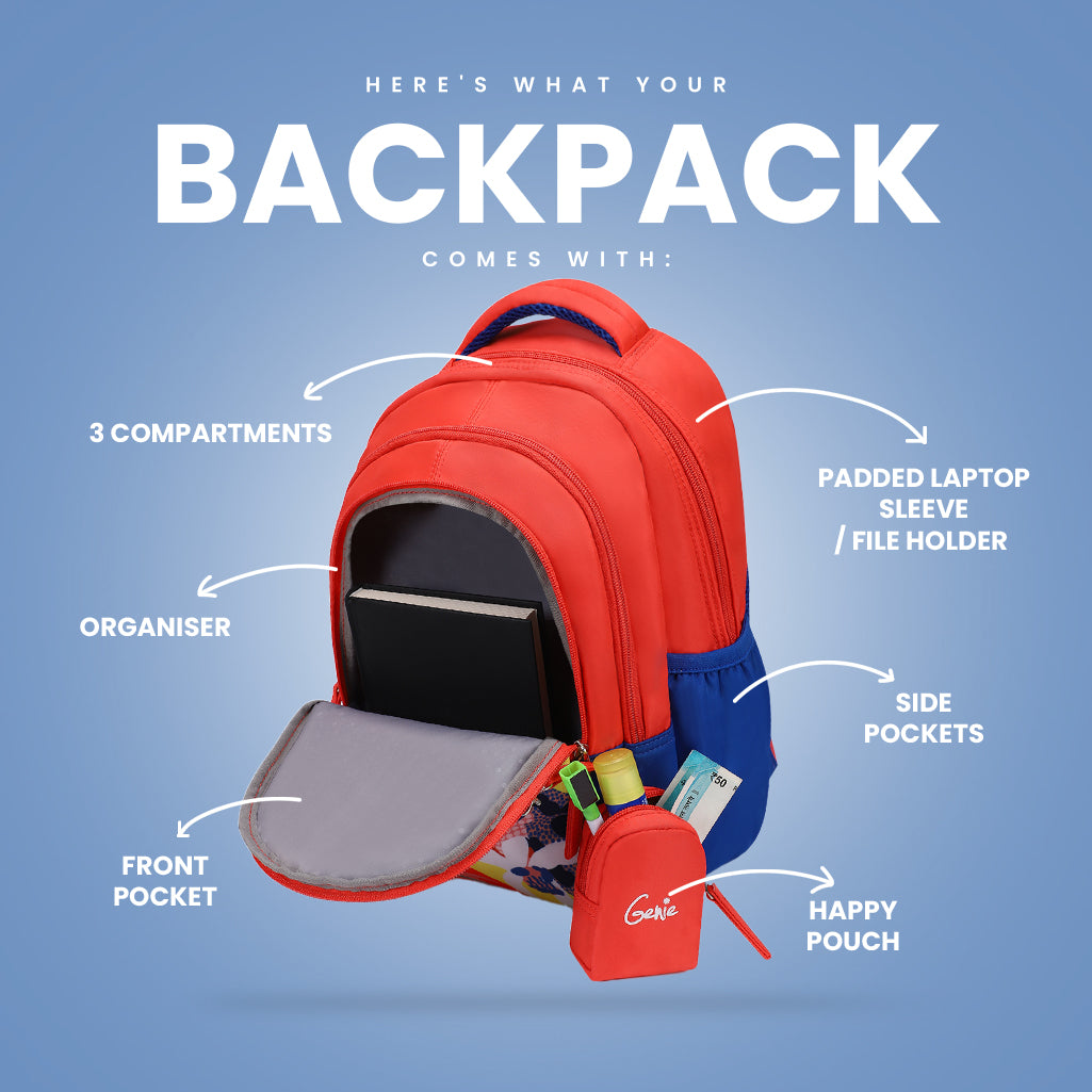 Dove Small Backpack for Kids - Orange
