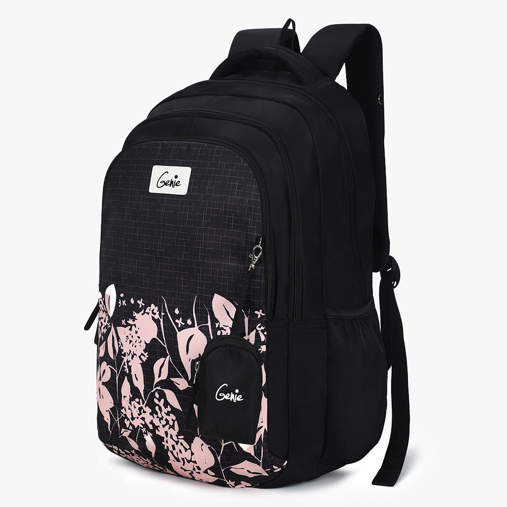 Genie Elena 36L Black School Backpack