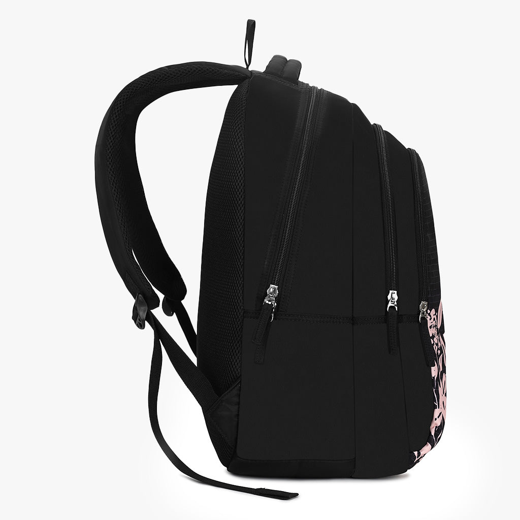 Genie Elena 36L Black School Backpack