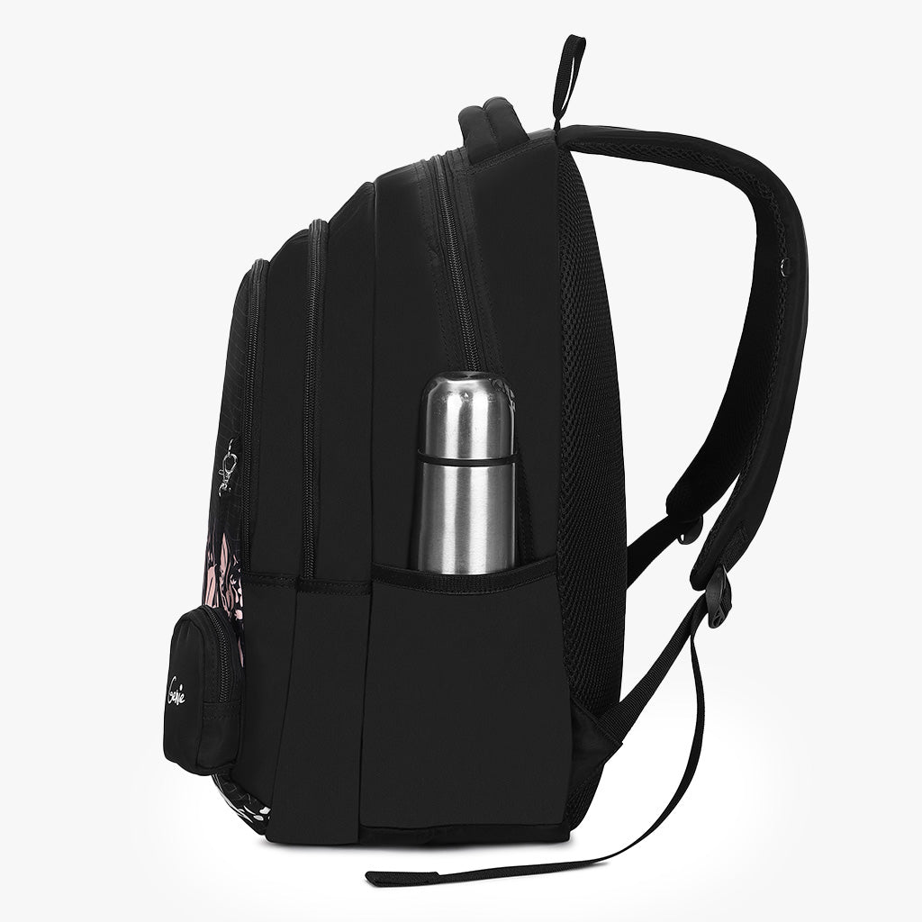 Genie Elena 36L Black School Backpack