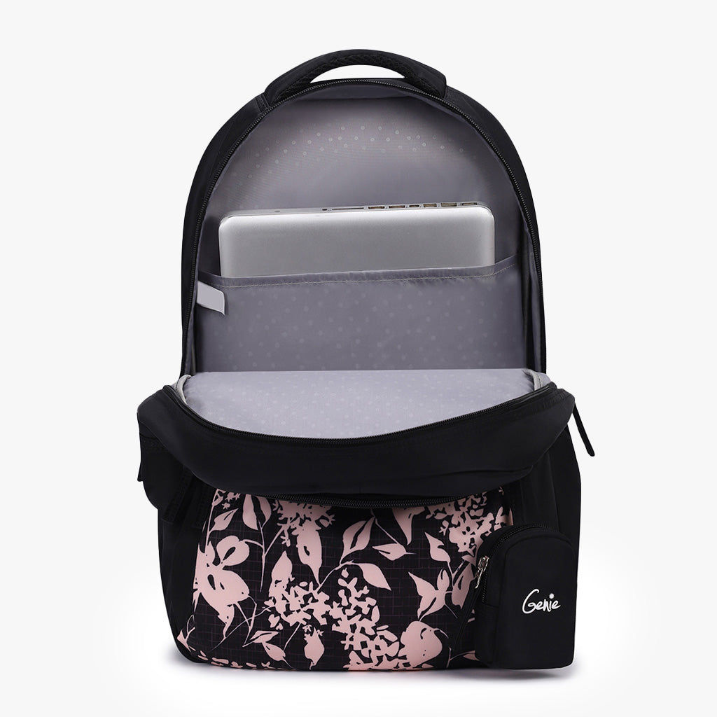 Genie Elena 36L Black School Backpack