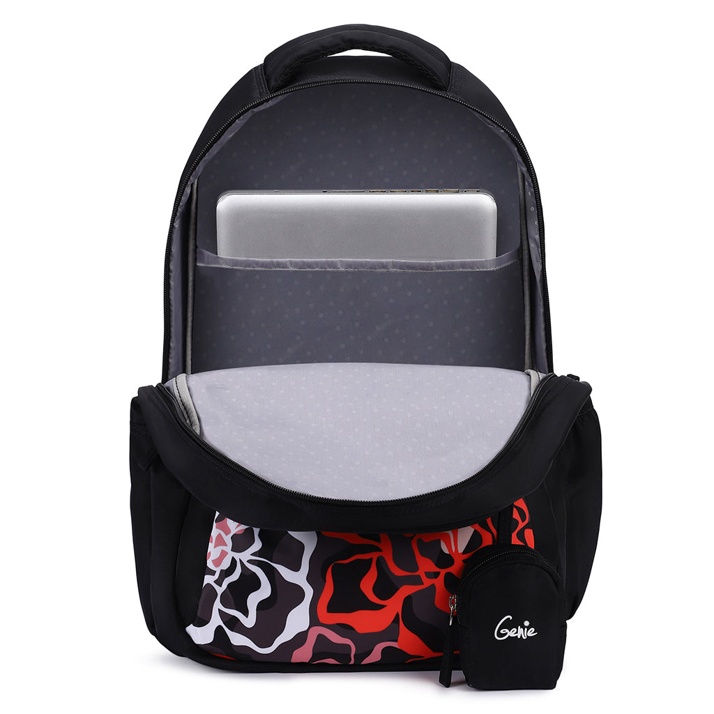 Genie Evelyn 19 Inch 36L Black School Backpack