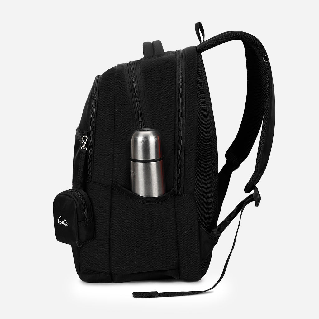 Genie Hailey 36L Black Laptop Backpack