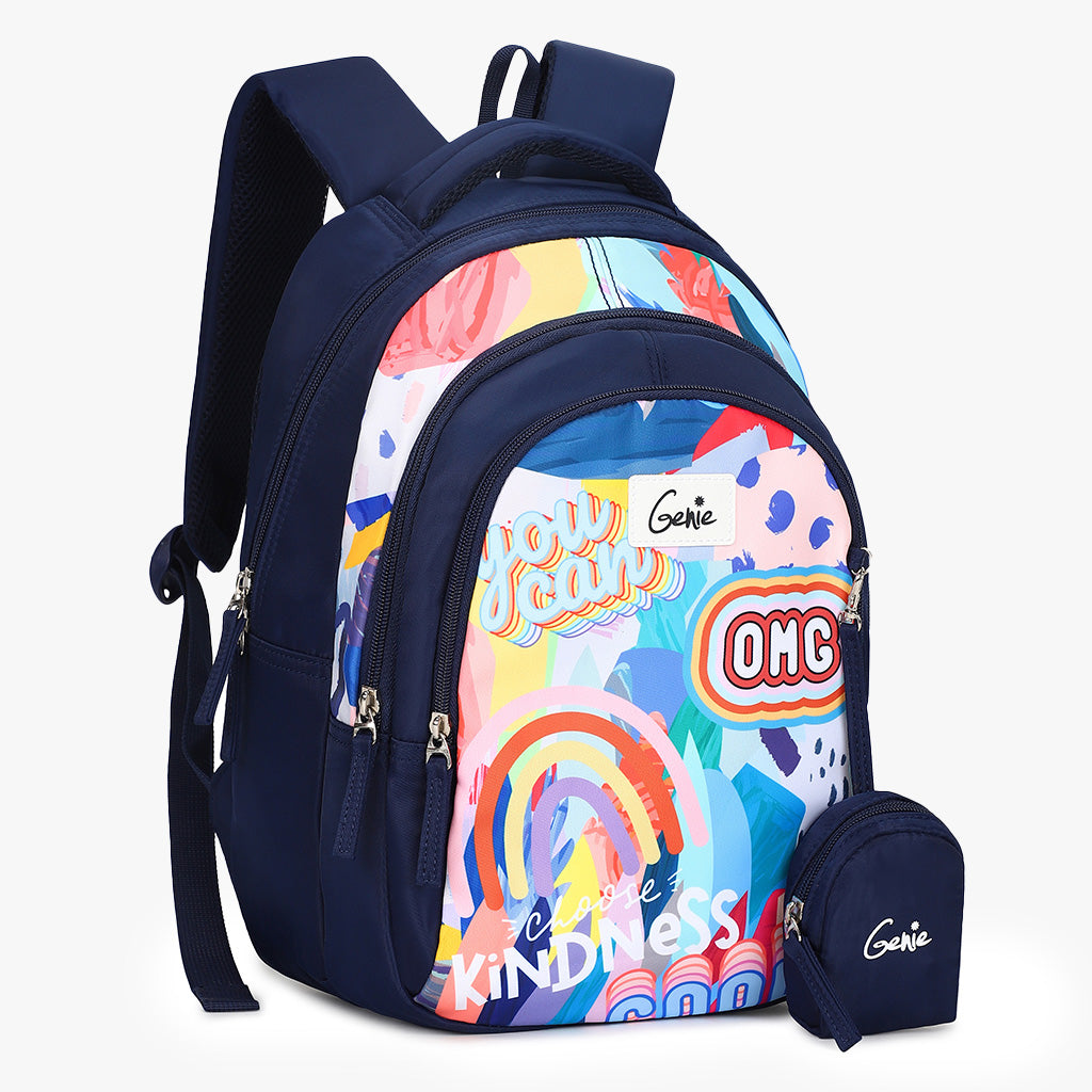 Genie Jane 20L Navy Blue Kids Backpack