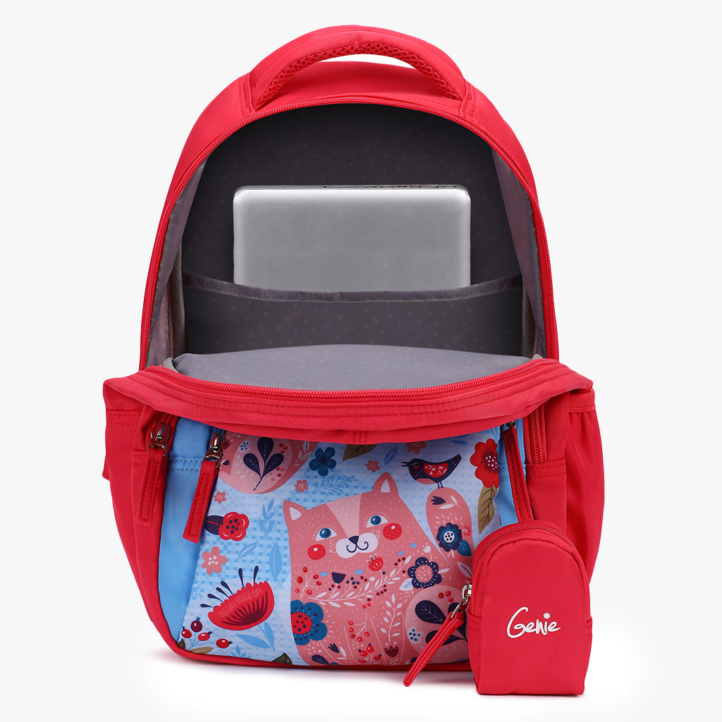 Genie Kitty 20L Pink Kids Backpack