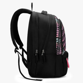 Sass Laptop and Raincover Backpack - Black