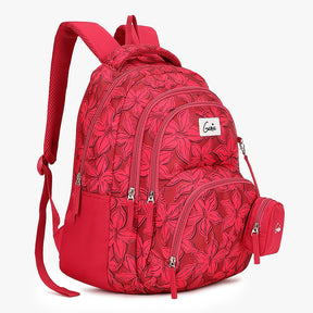 Genie Spring 27L Pink Juniors Backpack With Easy Access Pockets
