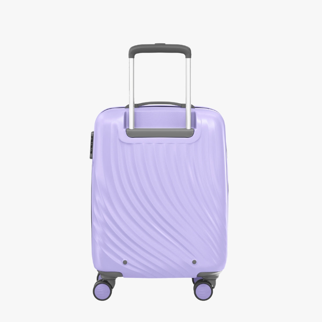 Genie Scarlet Lavender Trolley Bag With Dual Wheels & Fixed Combination Lock