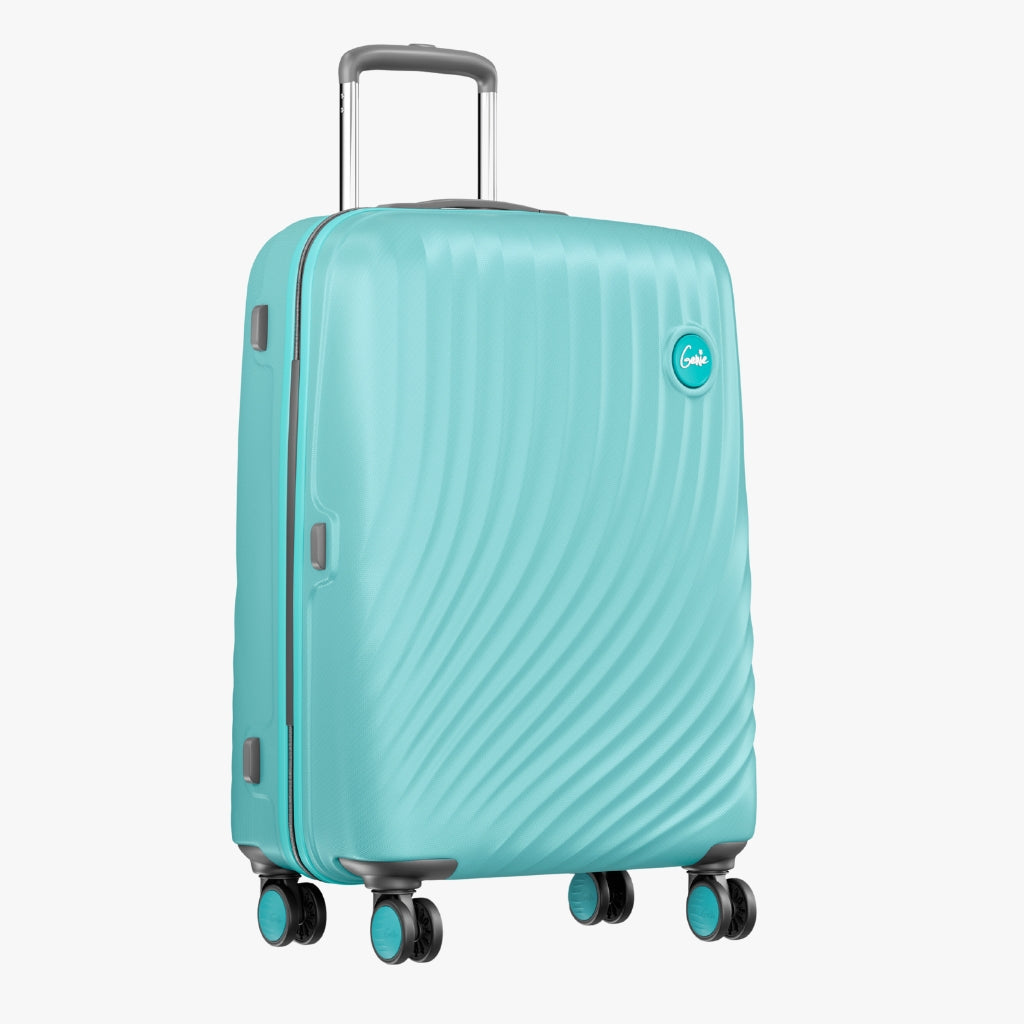 Genie Scarlet Fresh Mint Trolley Bag With Dual Wheels & Fixed Combination Lock