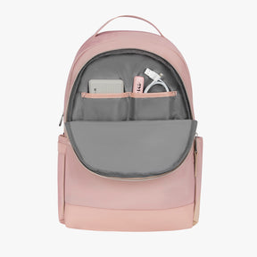 Tuscany 15L Pink College Backpack With Laptop Sleeve