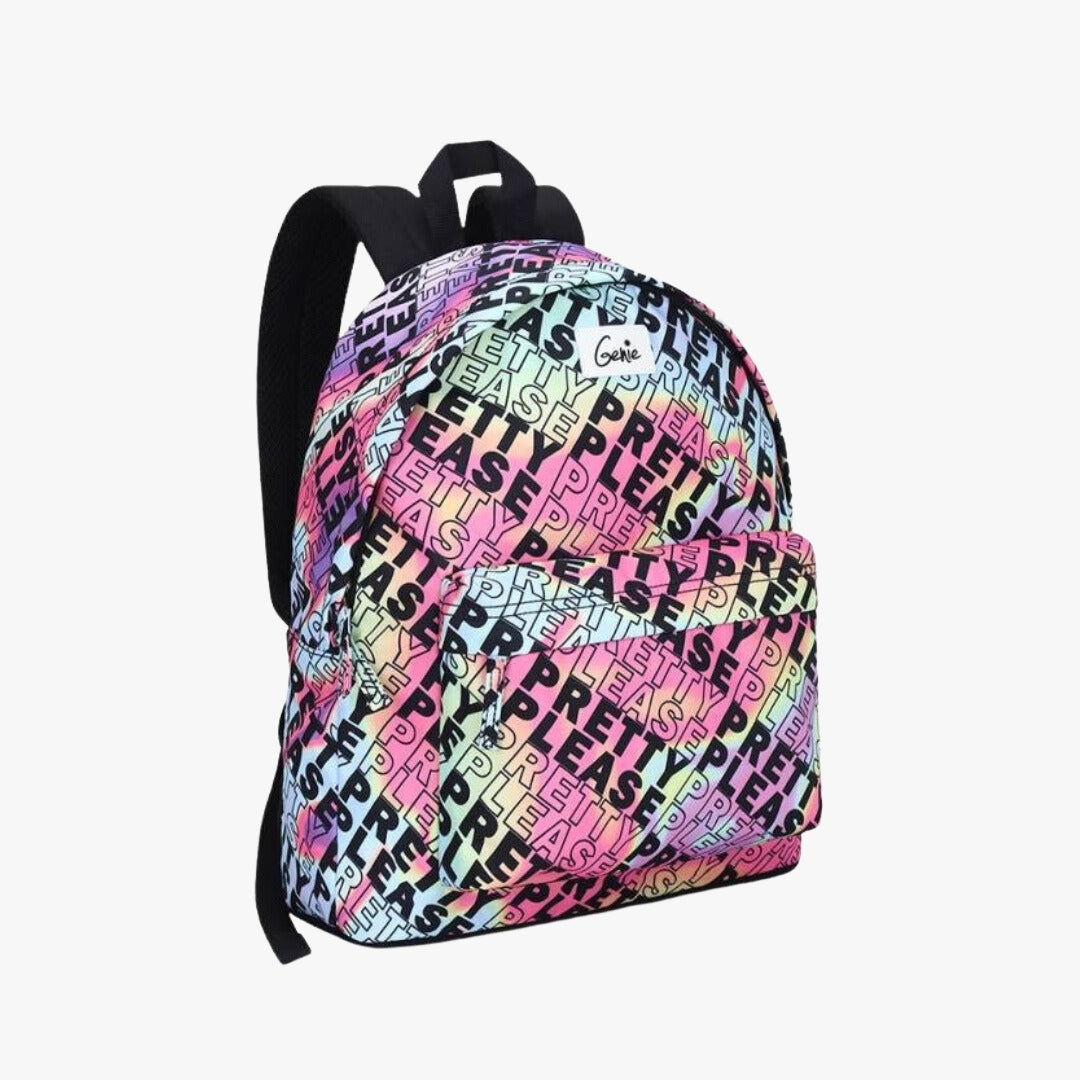Genie Pretty 18L Multicolor Casual Backpack With Easy Access Pockets