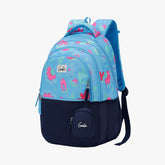 Genie Violet 27L Blue Juniors Backpack With Easy Access Pockets
