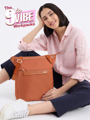 Amber 15L Mud Coral Tote Bag With Laptop Sleeve