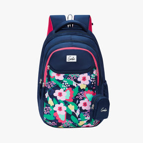 Genie Sweetpea 27L Navy Blue Juniors Backpack With Easy Access Pockets