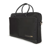 Maven 18L Black Satchel With Trolley and Laptop Sleeve