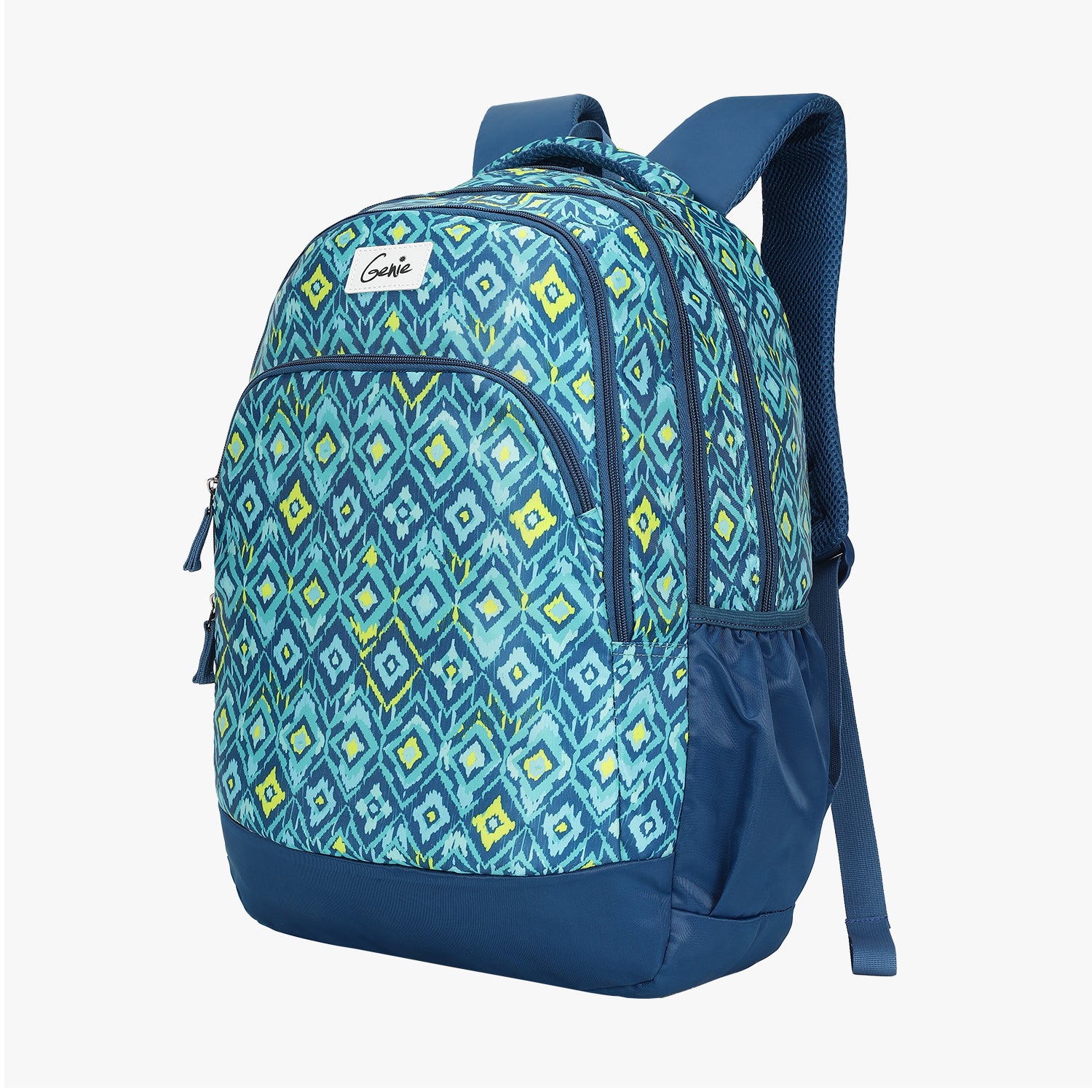 Buy Genie Ikattish 36L Teal School Backpack Online