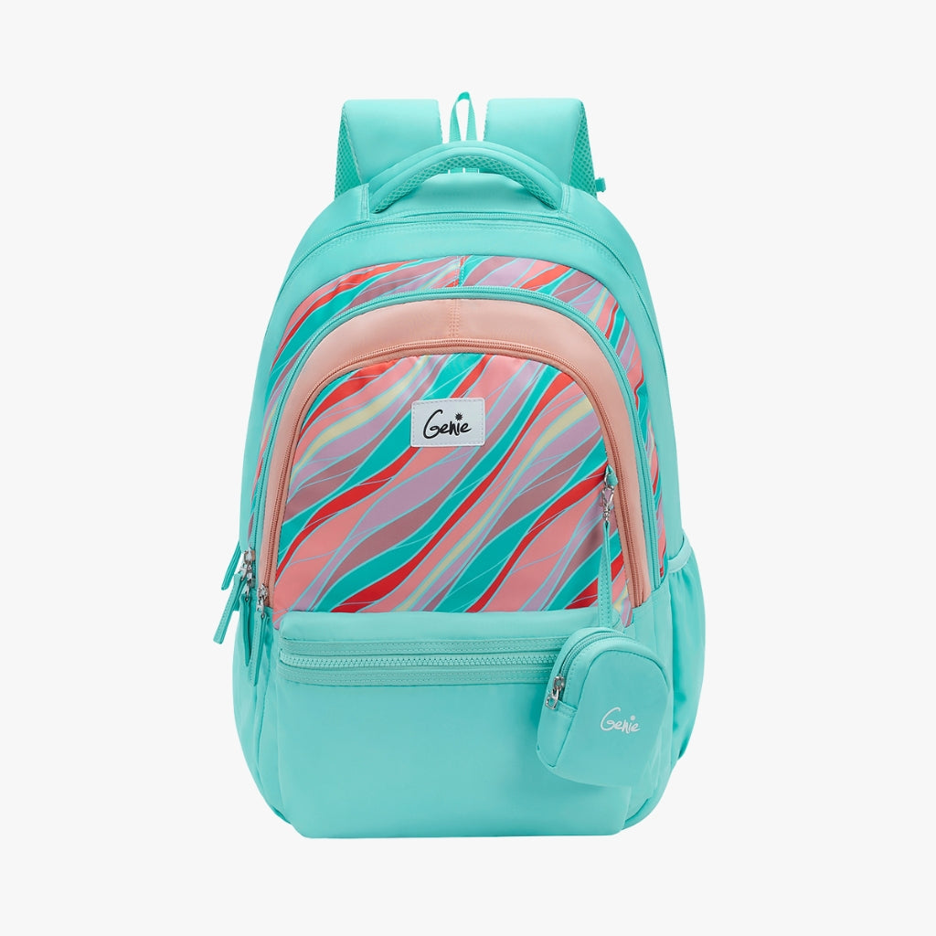 Genie Ember 36L Fresh Mint Laptop Backpack With Laptop Sleeve