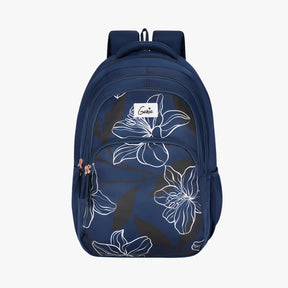 Genie Radiant 36L Navy Blue Laptop Backpack With Raincover