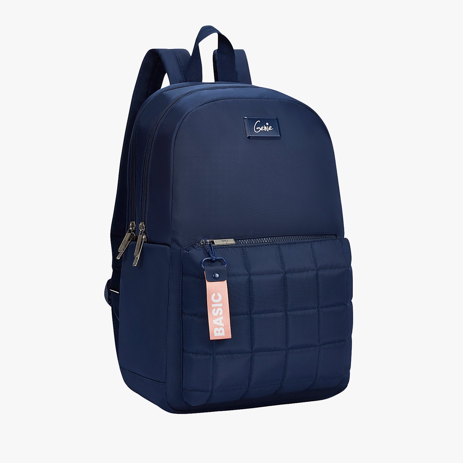 Genie Nightsky 22 L Navy Blue College Backpack With Laptop Sleeve