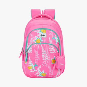 Genie Oliver 36L Pink Laptop Backpack With Laptop Sleeve