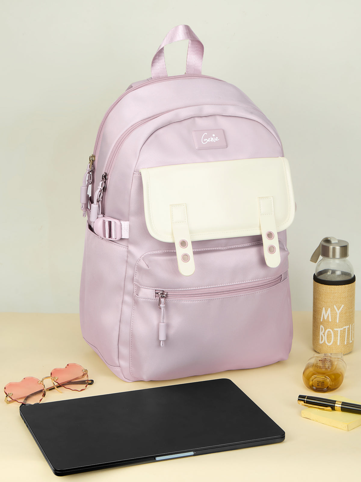 Buy Genie Kdream 27L Lavender Laptop Backpack Online