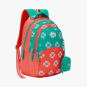 Genie Crimson 27L Teal Juniors Backpack With Easy Access Pockets