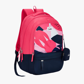 Genie Lucy 40L Pink Laptop Backpack With Laptop Sleeve
