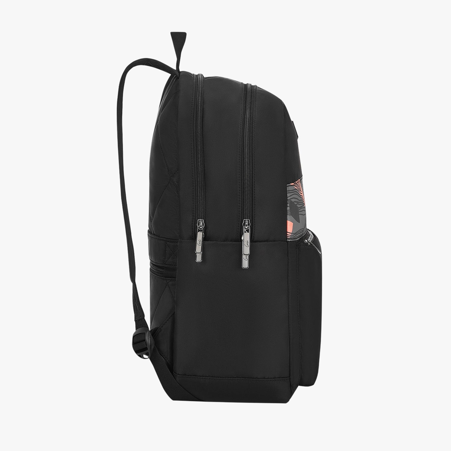 Genie Esme 22L Black College Backpack With Laptop Sleeve