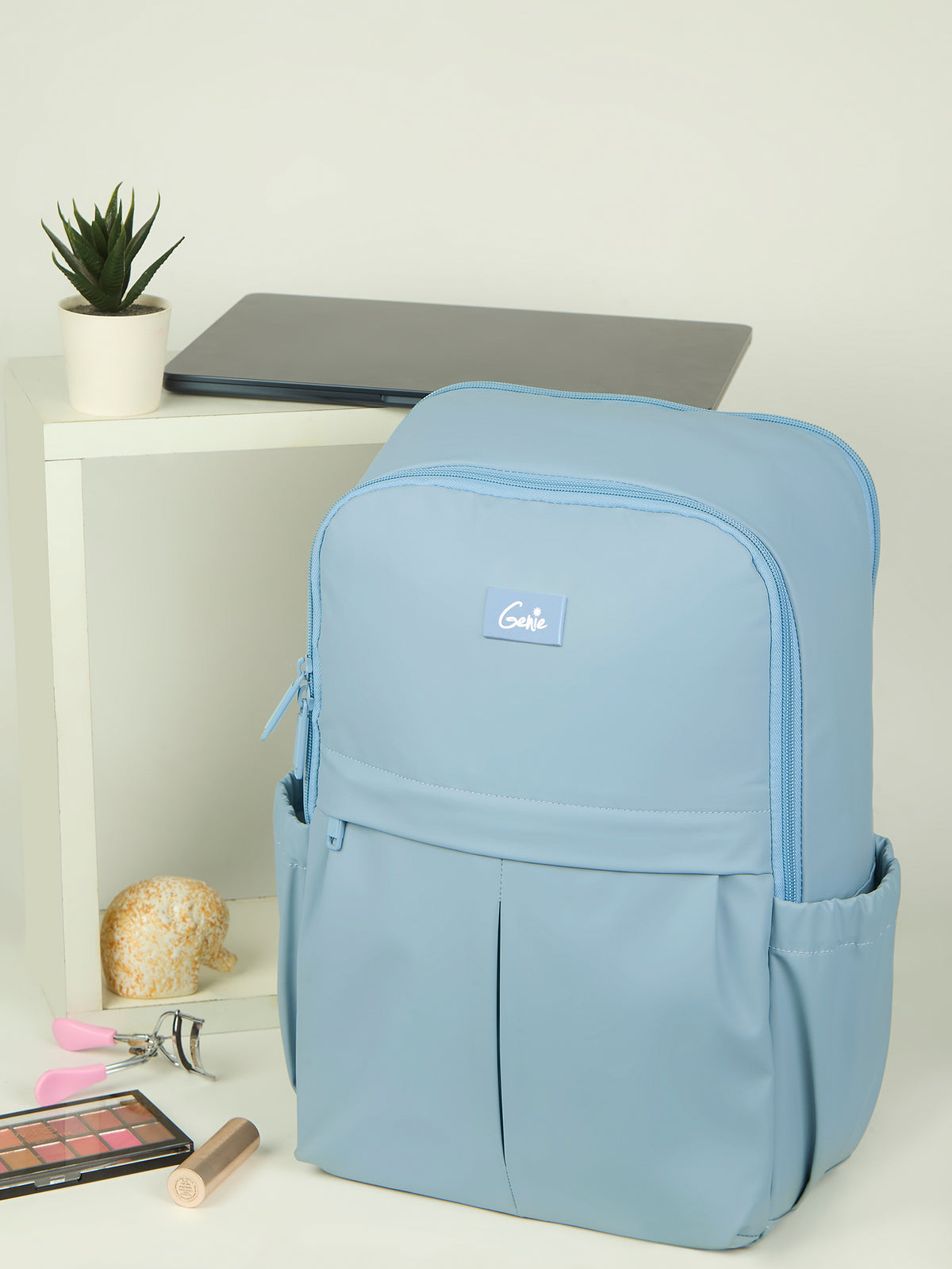 Cipher 27 L Sky Blue Formal Backpack Laptop Sleeve