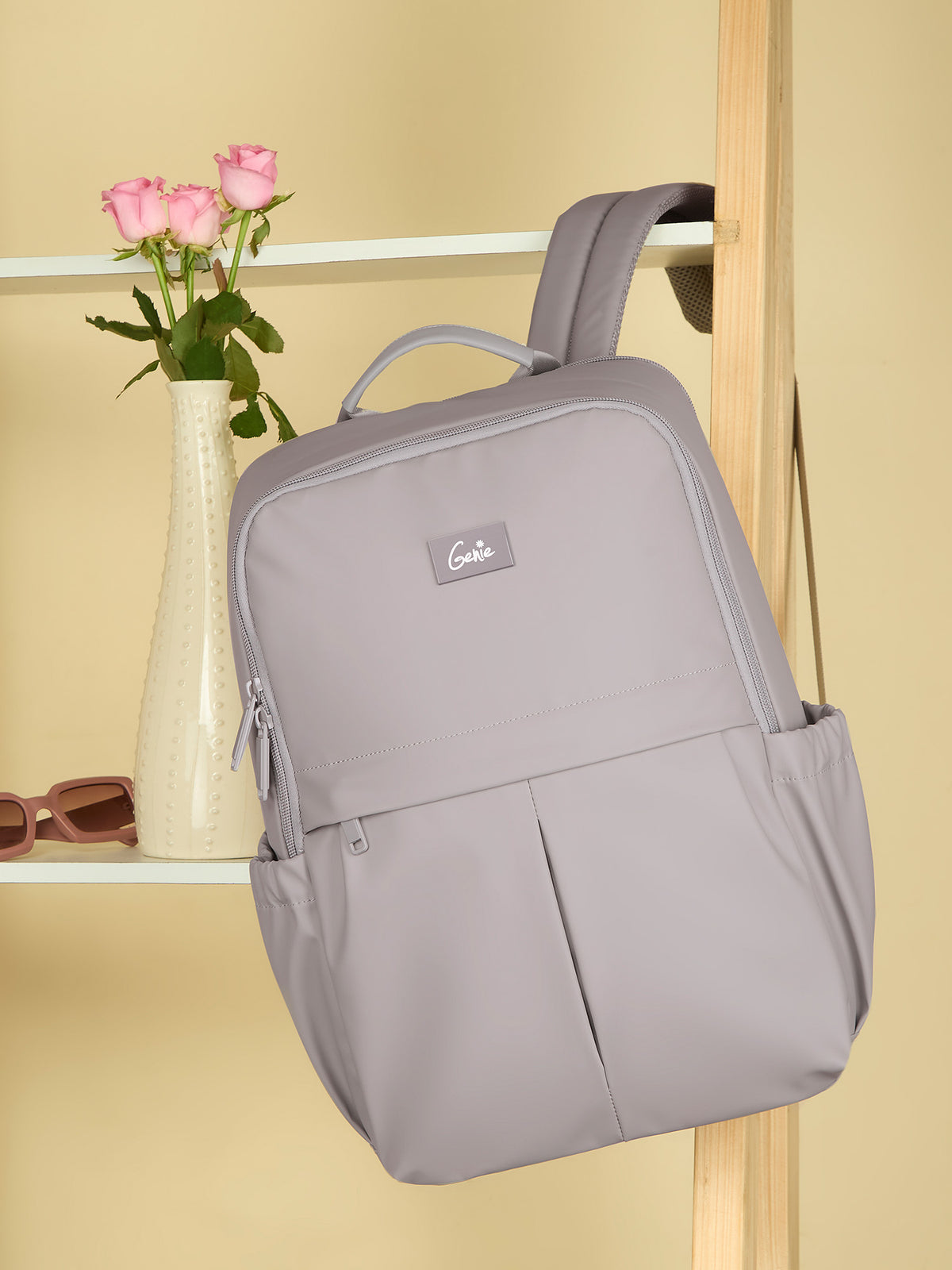 Cipher 27 L Grey Formal Backpack Laptop Sleeve