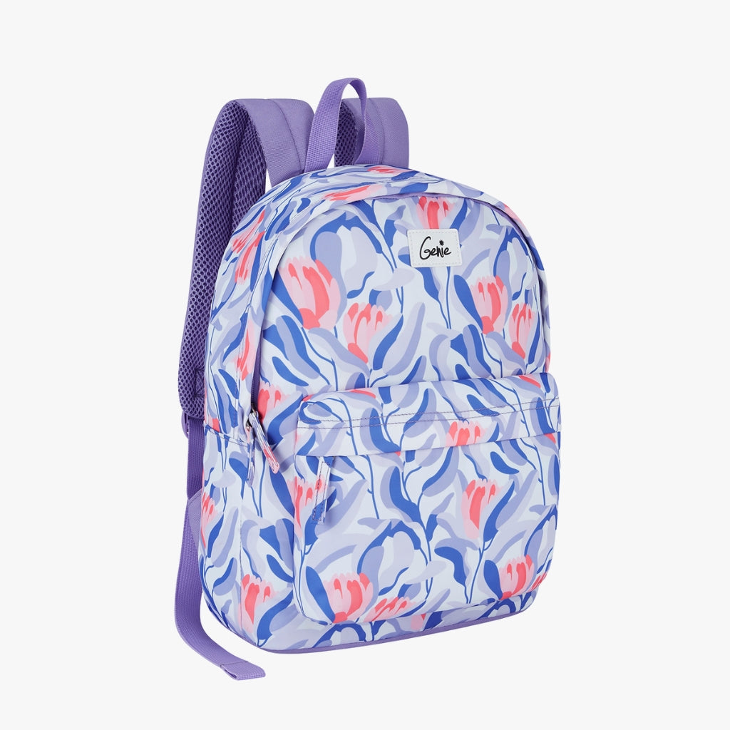 Genie Julia 18L Purple Casual backpack With Easy Access Pockets