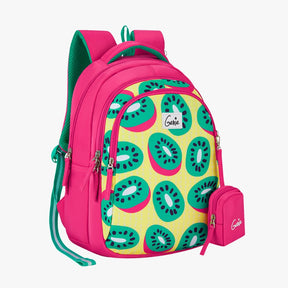 Fruity Small Backpack for Kids - Pink With Comfortable Padding