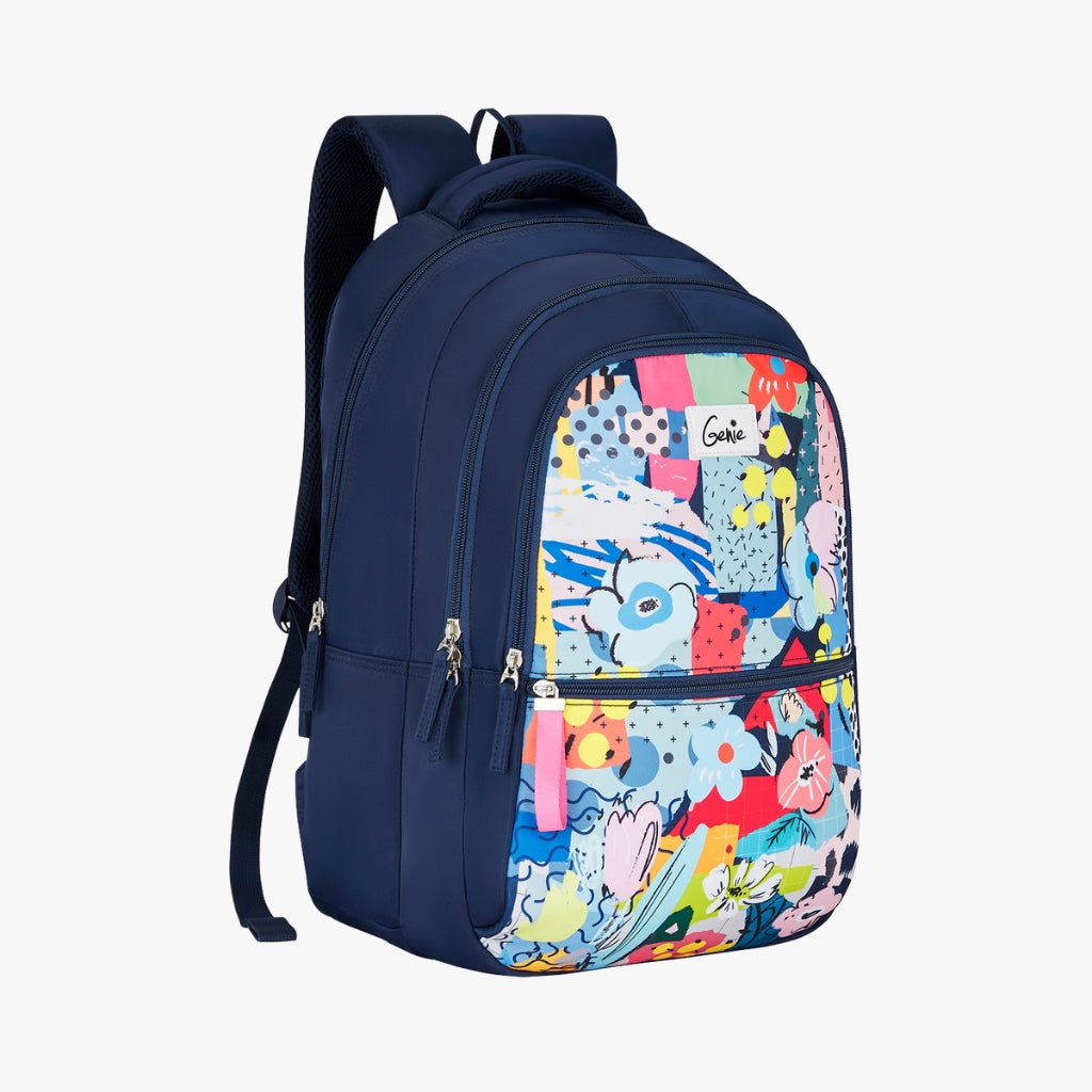 Genie Phoenix 36L Navy Blue Laptop Backpack