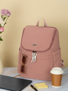 Plushpack 27L Red Casual Backpack With Laptop Sleeve