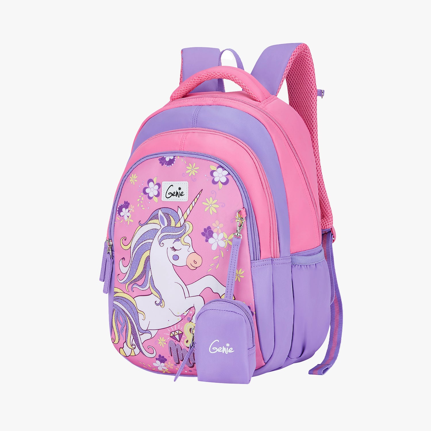 Twinkle Corn Small Backpack for Kids - Pink