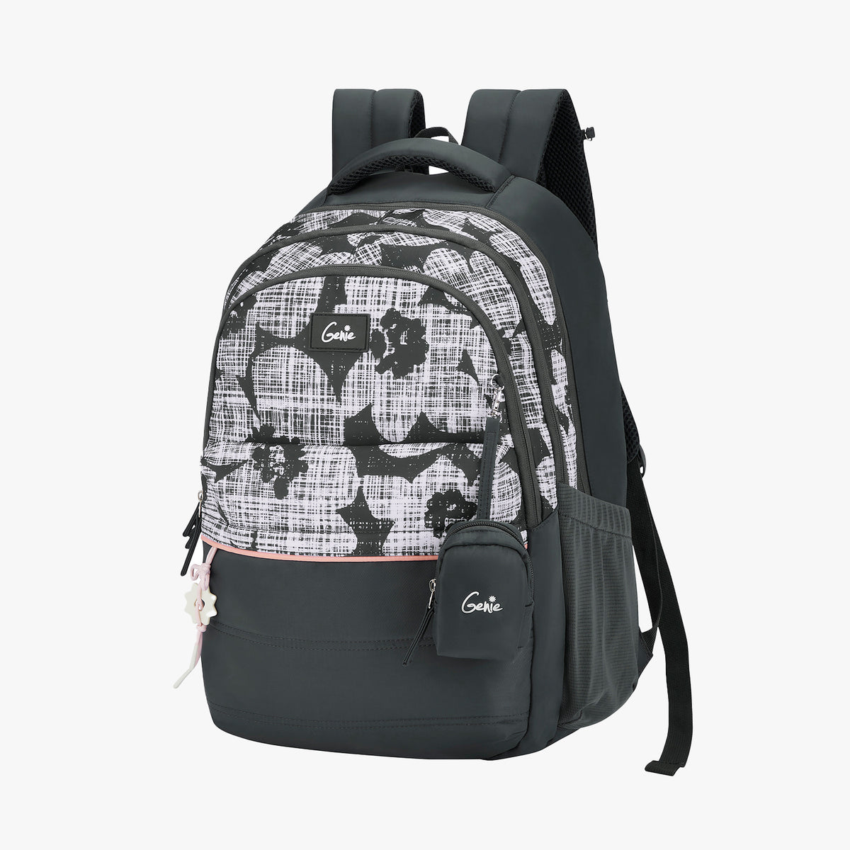 Quilsy 40L Laptop Backpack With Raincover - Dark Grey