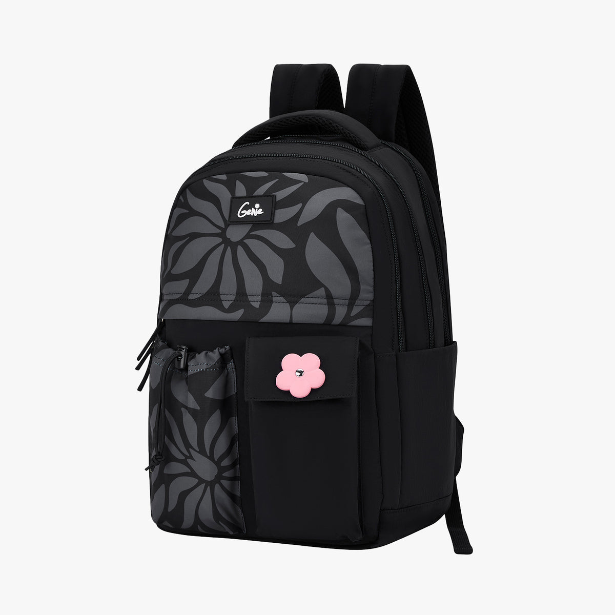 Peotry 27L School Backpack - Black