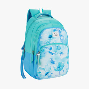 Elsie 36L Blue Laptop Backpack With Raincover