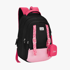 Gemini 27L Black School Backpack