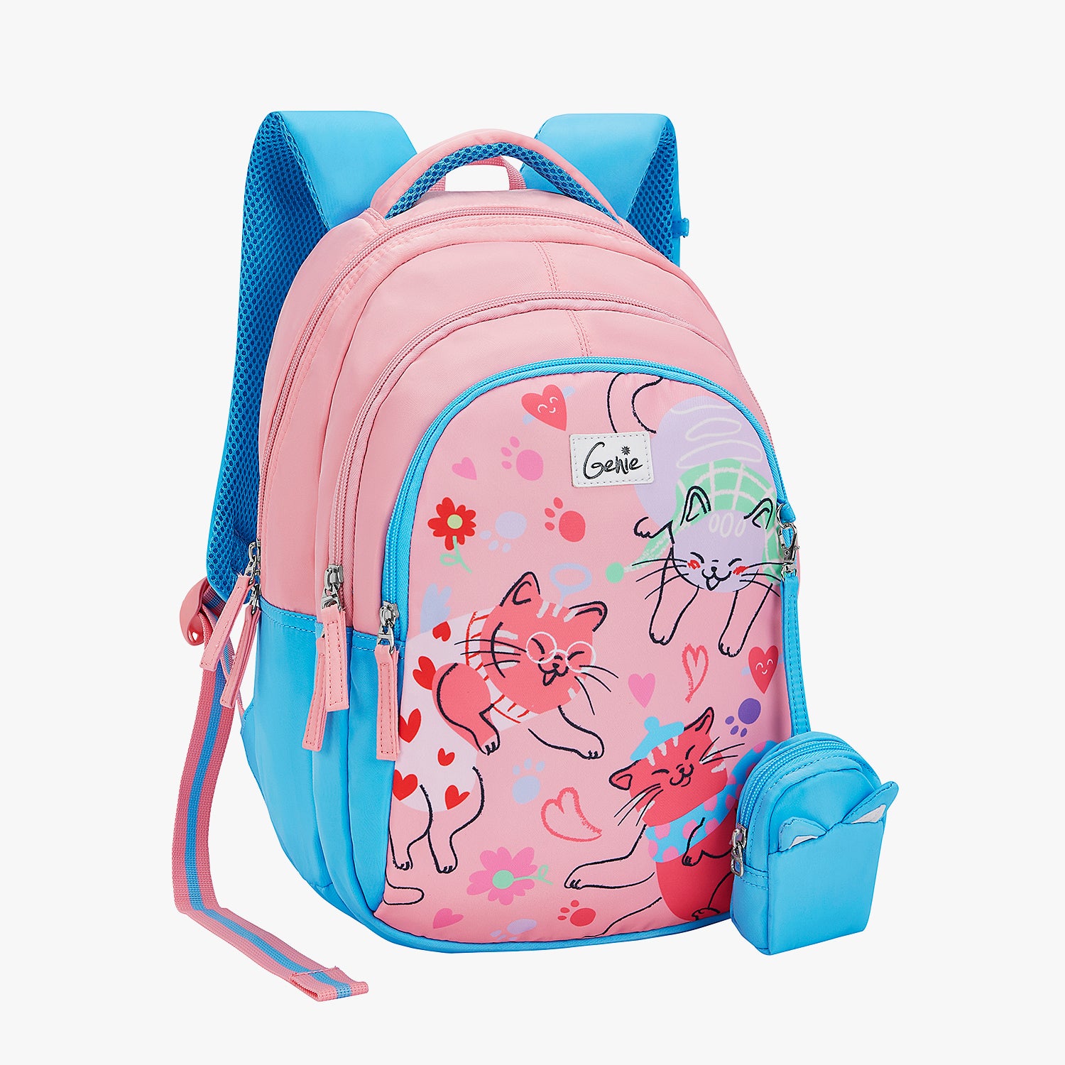 Purrfect Small Backpack for Kids - Pink